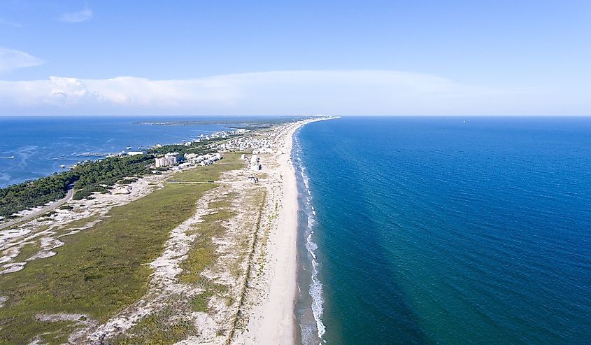 Fort Morgan Beach on the Alabama Gulf Coast