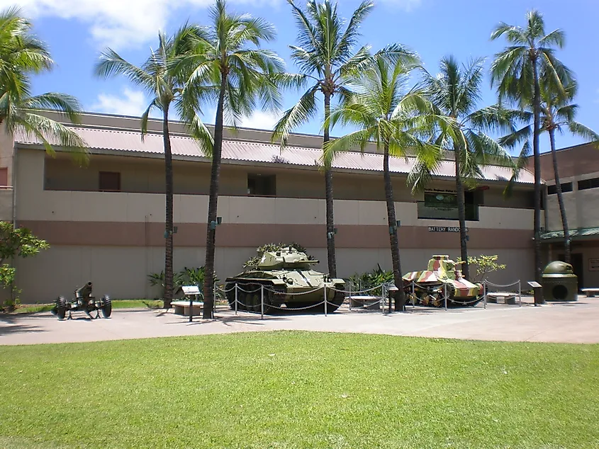 The U.S. Army Museum at Fort DeRussy in Hawaii.