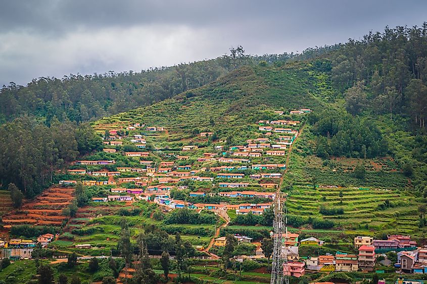 View of Ooty, Tamil Nadu, India