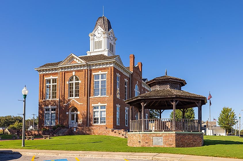 The historic Greene County Courthouse in Paragould, Arkansas