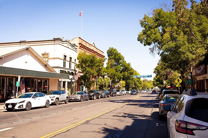 Downtown St. Helena, California