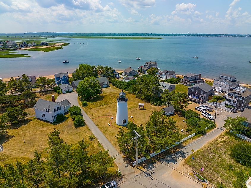 Plum Island Lighthouse in Newburyport, Massachusetts