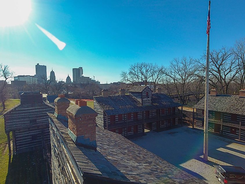 The Historical Old Fort of Fort Wayne, Indiana