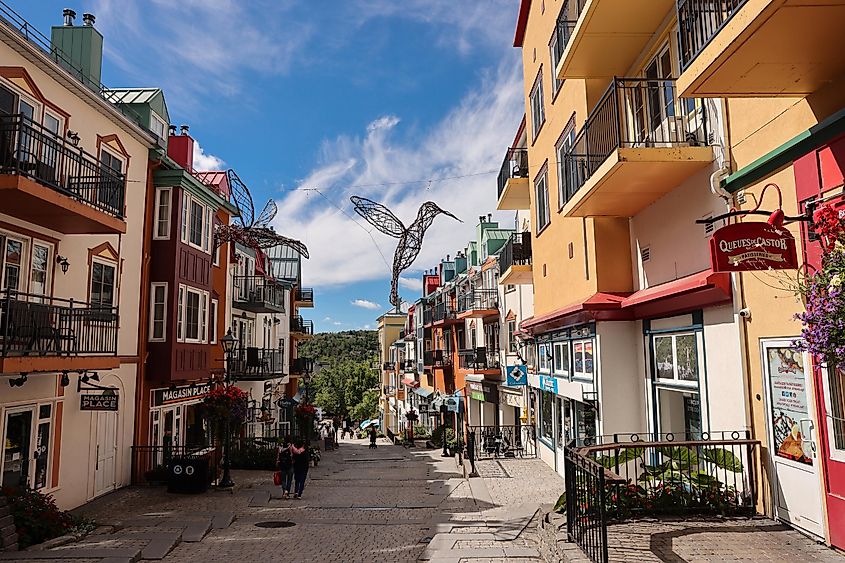 The Pedestrian Village at Mont Tremblant Resort