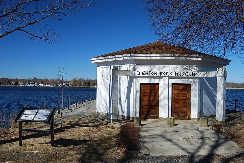 Dighton Rock Museum at Dighton Rock State Park in Berkley, Massachusetts.