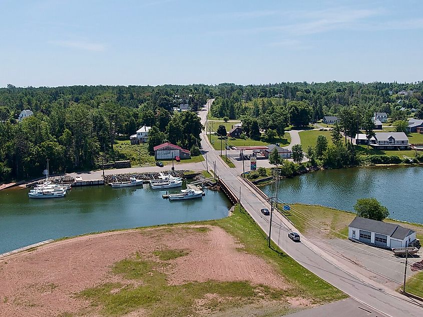 Overlooking Murray River, Prince Edward Island.