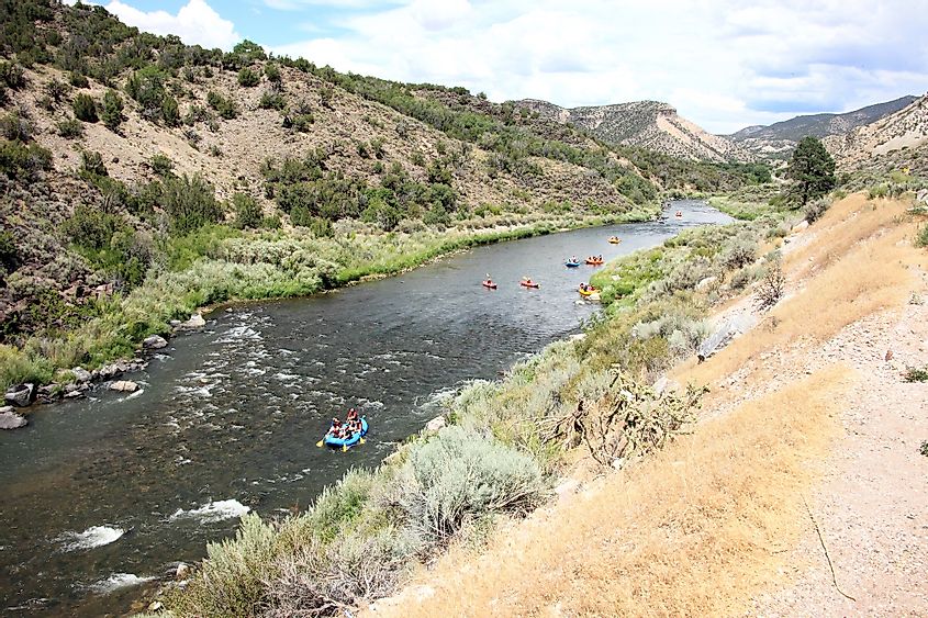 Taos river rafting