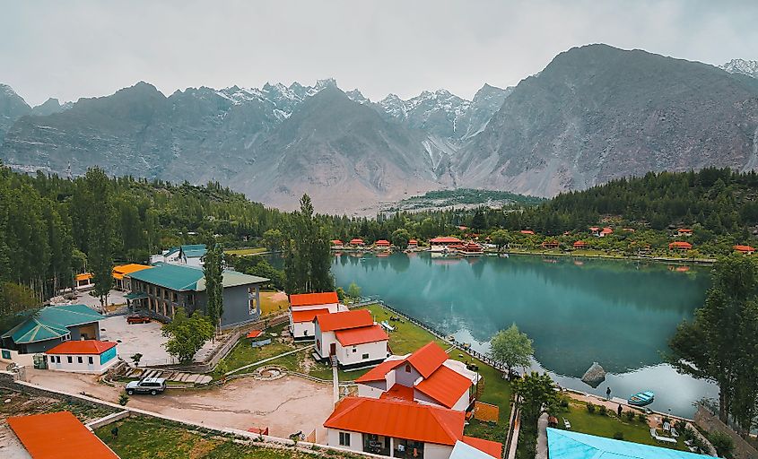 Beautiful Shangrila lake, Skardu Pakistan