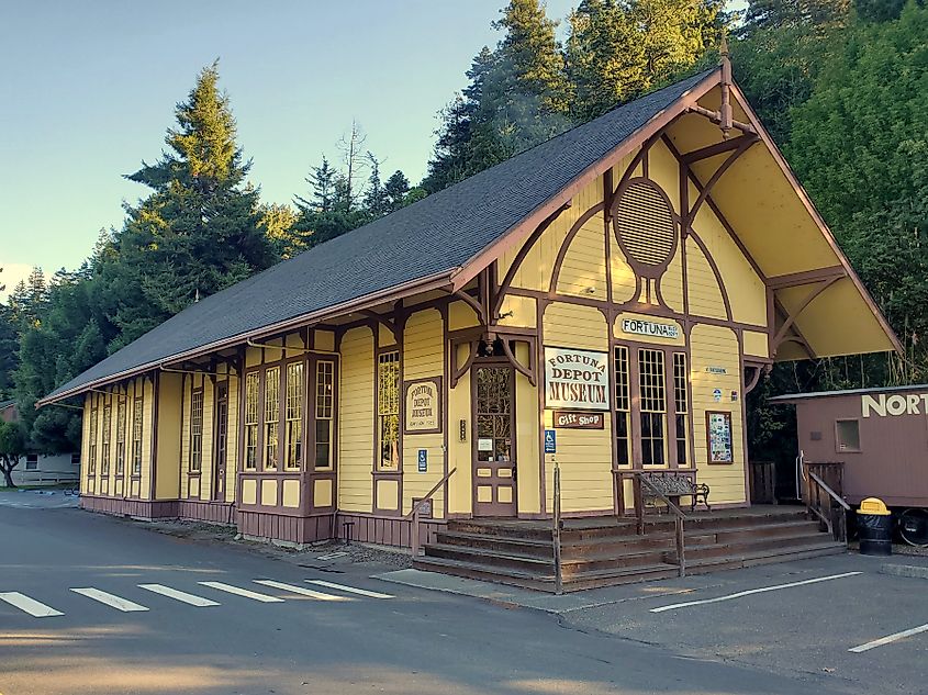 Fortuna Depot Museum, Fortuna, California