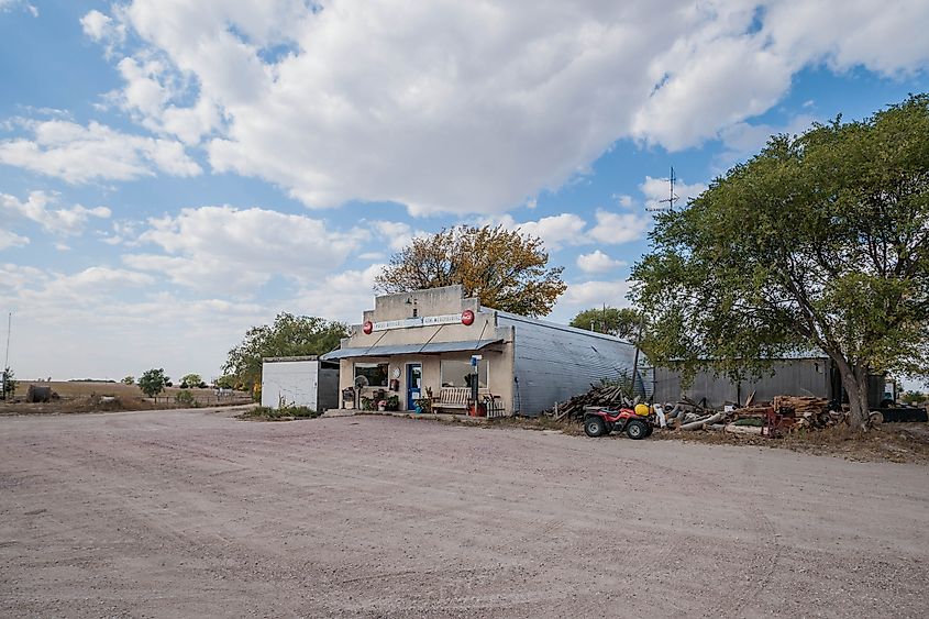 Sparks Post Office and General Store in Nebraska.