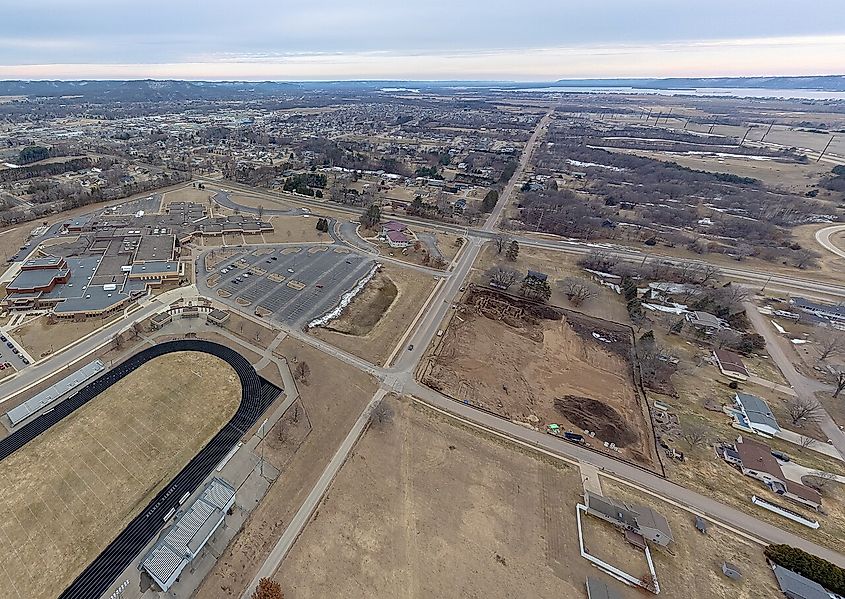 Overlooking Holmen, Wisconsin.