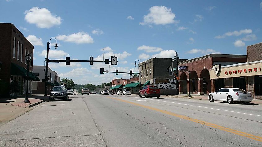Street view in Oak Grove, Missouri, via 