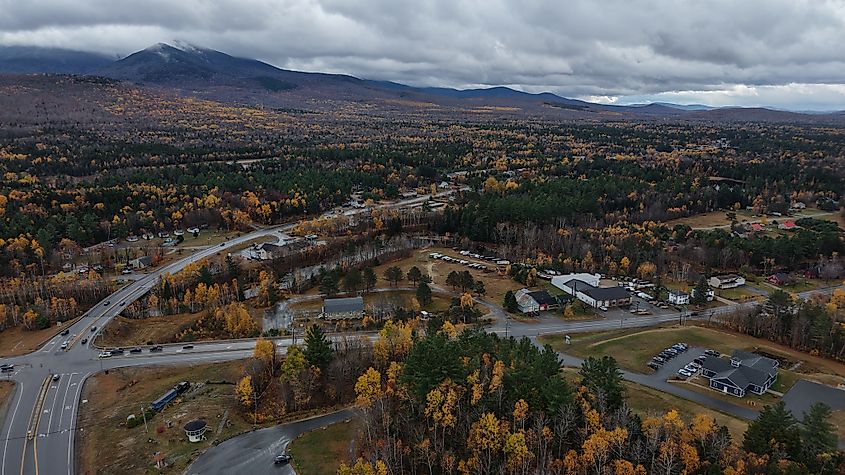 Village of Twin Mountain from the northeast.