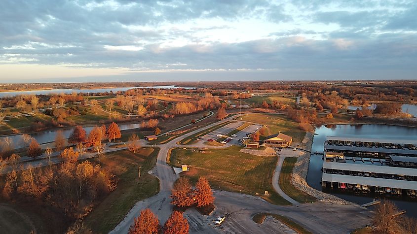 Sunrise on Smithville Lake 