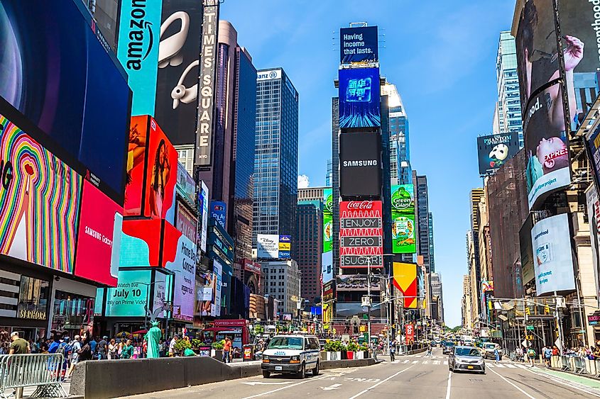 Times Square in New York City, via Sergii Figurnyi / Shutterstock.com