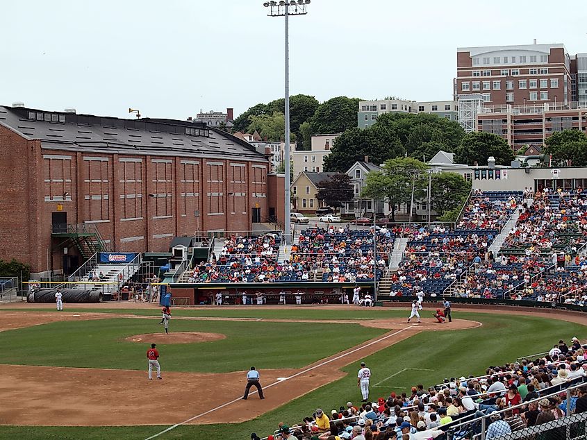 Hadlock Field Portland, Maine.