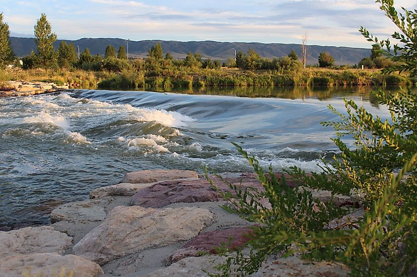 North Platte River in Casper, Wyoming