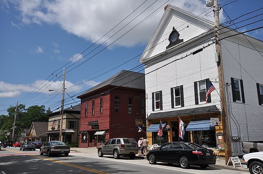 Downtown Cornish.