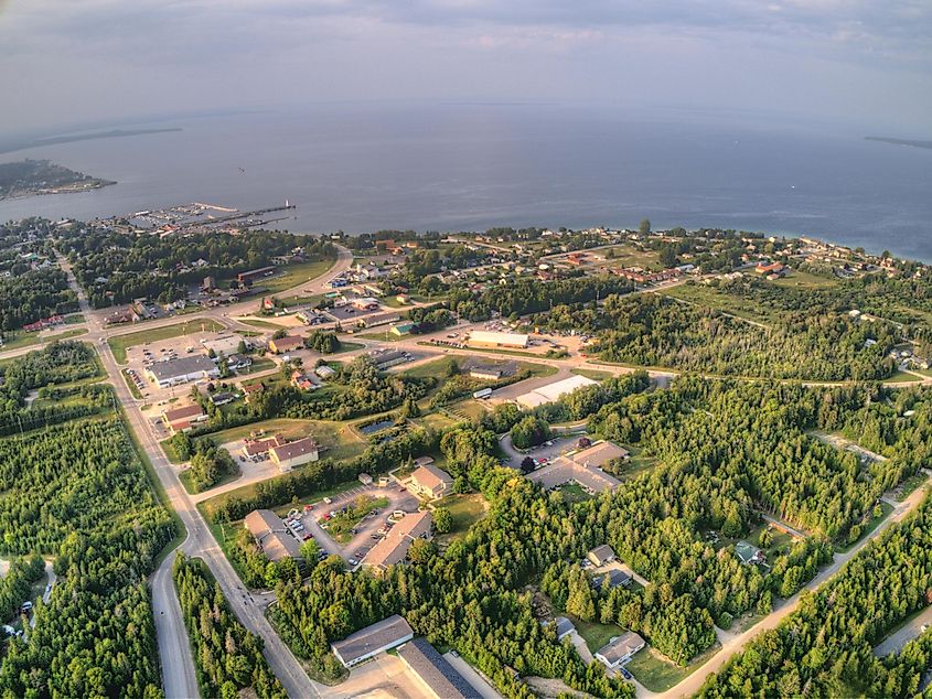 St. Ignace is a small town in northern Michigan by the Mackinaw Bridge.