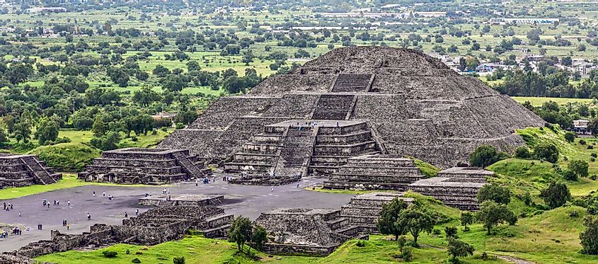 The Moon Pyramids in the ancient city of Teotihuacan