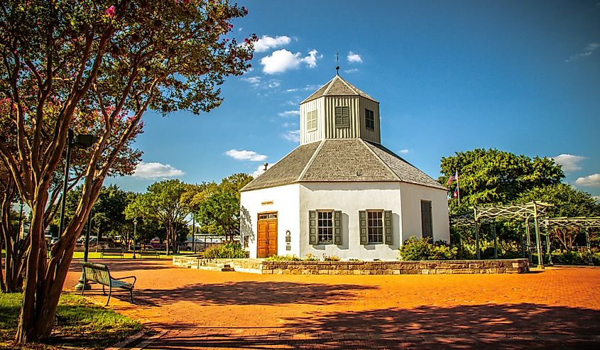 View of Vereins Kirche Museum in the Fredericksburg area.