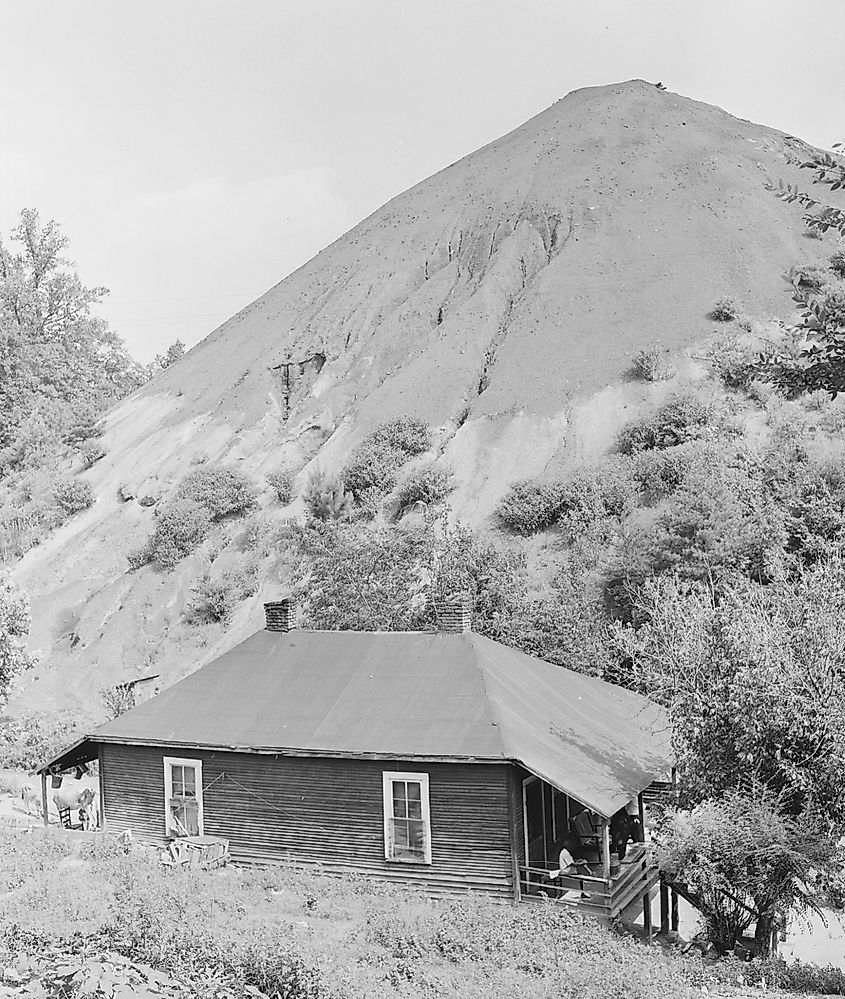 Porter Mine Company Housing for Black Miner in Adamsville, Alabama