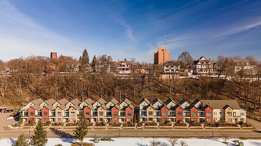 Marquette, Michigan, in winter.