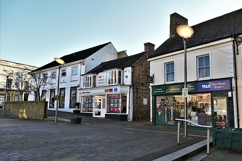 Downham Market, The Market Place. Credit: Downham Market: The Market Place by Michael Garlick, CC BY-SA 2.0 <https://creativecommons.org/licenses/by-sa/2.0>, via Wikimedia Commons