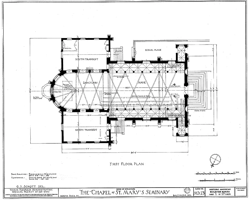 Plan, main level.