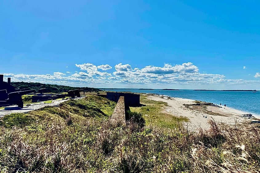 Amelia Island changed hands many times. Image credit Bryan Dearsley