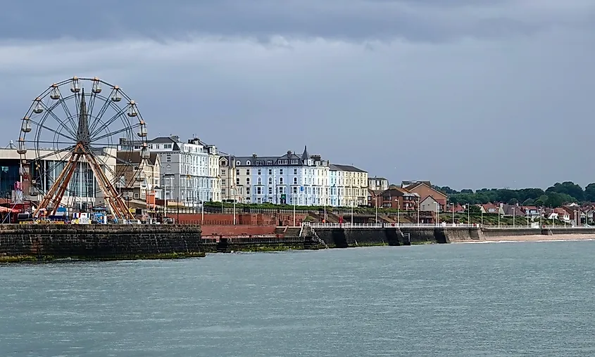 The seaside town of Bridlington, Yorkshire.