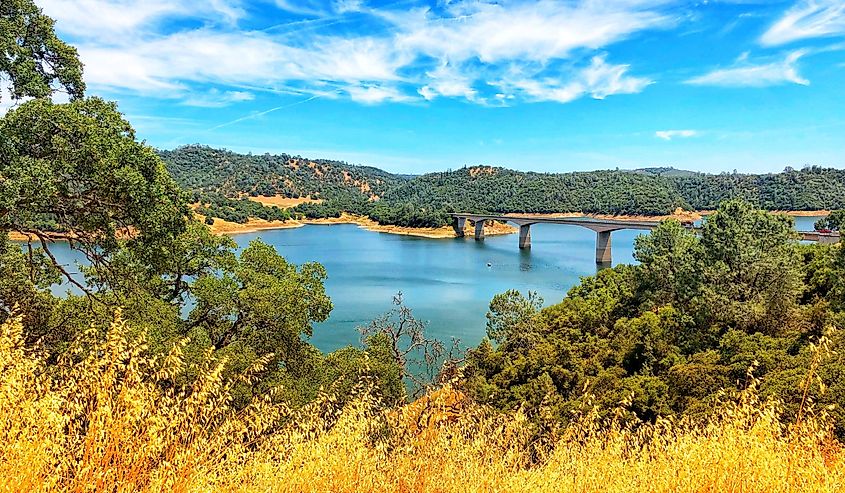 New Melones Lake near Angels Camp.