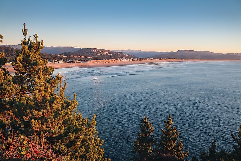 Pacific City, Oregon, seen from Cape Kiwanda