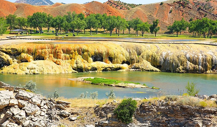 Thermopolis Hot Springs State Park in Wyoming.