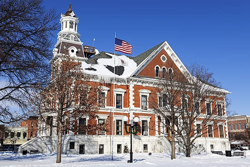 Old courthouse in Macomb, Illinois.
