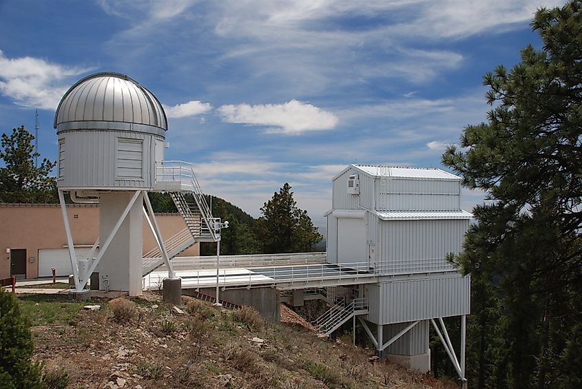 Apache Point Observatory in Sunspot, New Mexico.