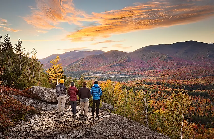 Great Sacandaga Lake set among the southern Adirondacks.