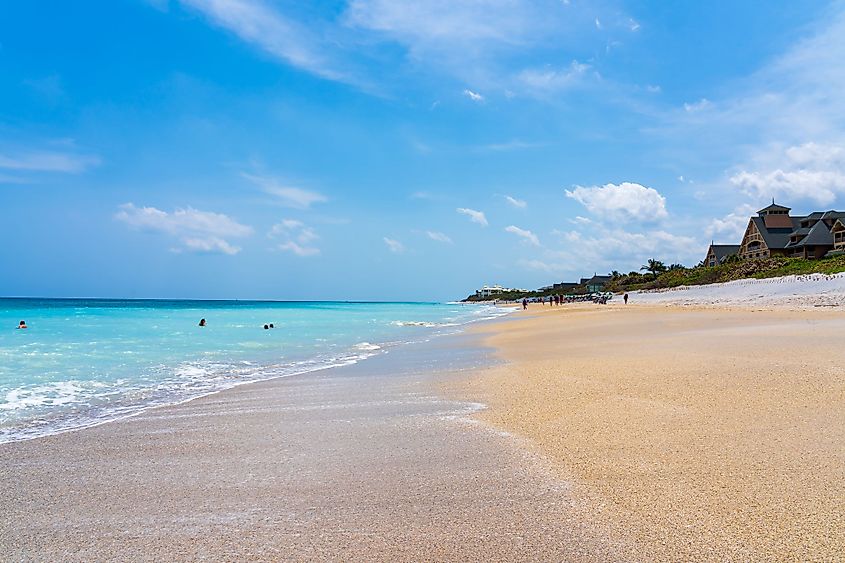 Atlantic Ocean Beach at Vero Beach, Florida. 