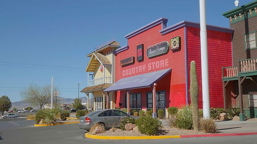 Histroic saloon building and casino in Pahrump, Nevada.