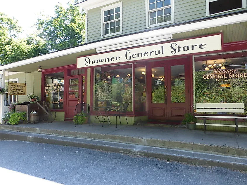 Shawnee General Store in Shawnee-on-Delaware, Pennsylvania.