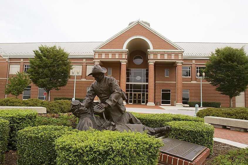 Statue in front of the National Civil War Museum in Harrisburg, Pennsylvania