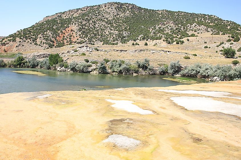 Thermopolis Hot Springs State Park in Wyoming.