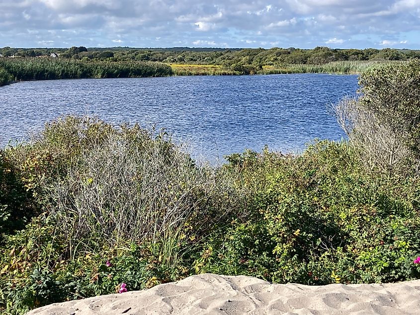 Trustom Pond National Wildlife Refuge in Matunuck, Rhode Island