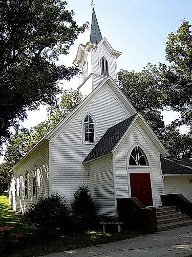 Nora Free Christian Church near Hanska, Minnesota. 