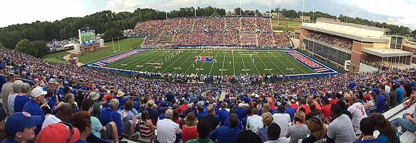 Joe Aillet Stadium in Ruston, Louisiana. 