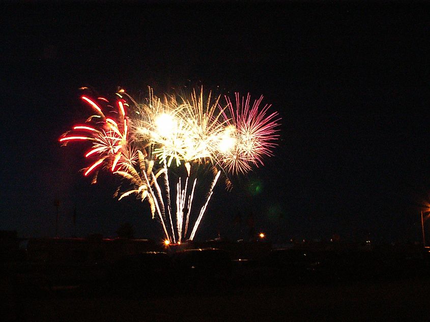 Bay City Fireworks Festival in Bay City, Michigan.
