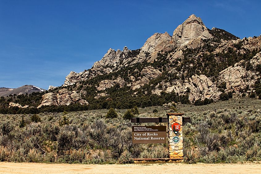 The City of Rocks National Reserve in Idaho