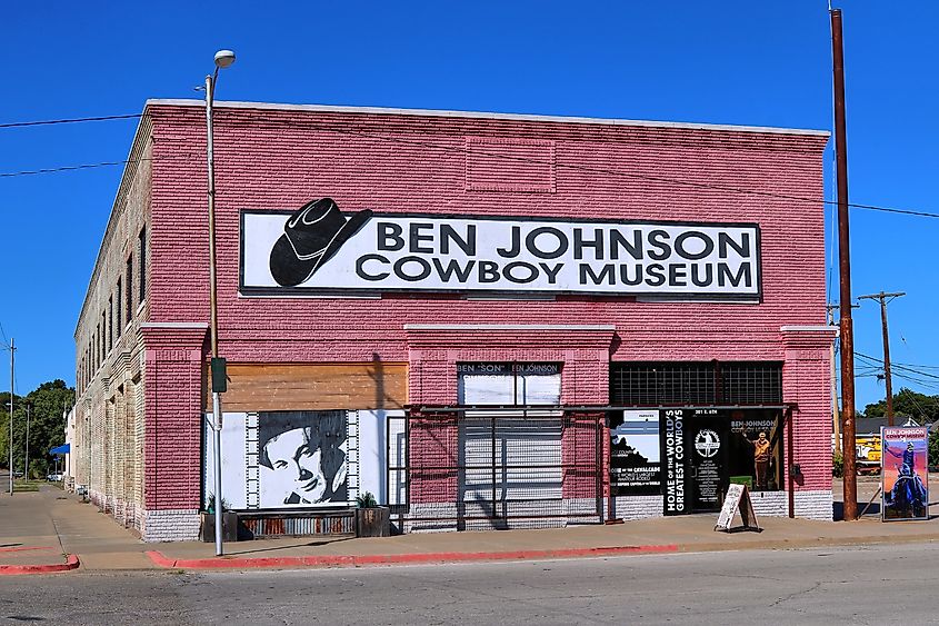 The Ben Johnson Cowboy Museum in Pawhuska, Oklahoma.