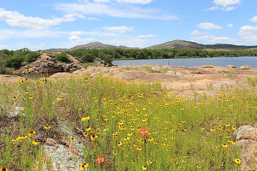 Lake Lawtonka in Lawton, Oklahoma.