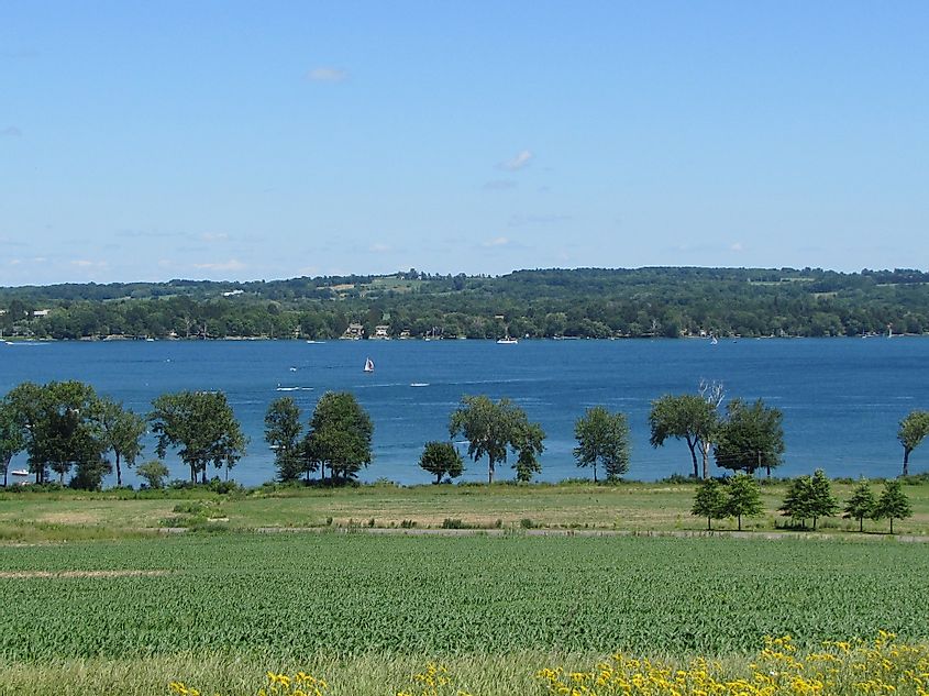 Views of Skaneateles Lake in Central New York